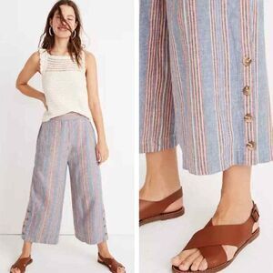 Madewell Striped Capris